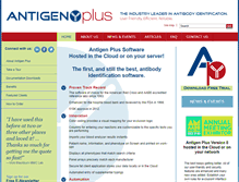 Tablet Screenshot of antigenplus.com